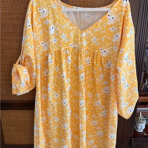 Floral Yellow Dress